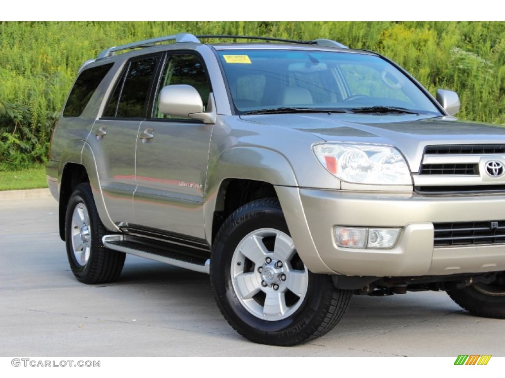 2004 4Runner Limited 4x4 - Dorado Gold Pearl / Taupe photo #3