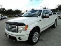 White Platinum Metallic Tri-Coat - F150 Platinum SuperCrew 4x4 Photo No. 15