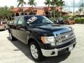 2011 Tuxedo Black Metallic Ford F150 Lariat SuperCrew  photo #1