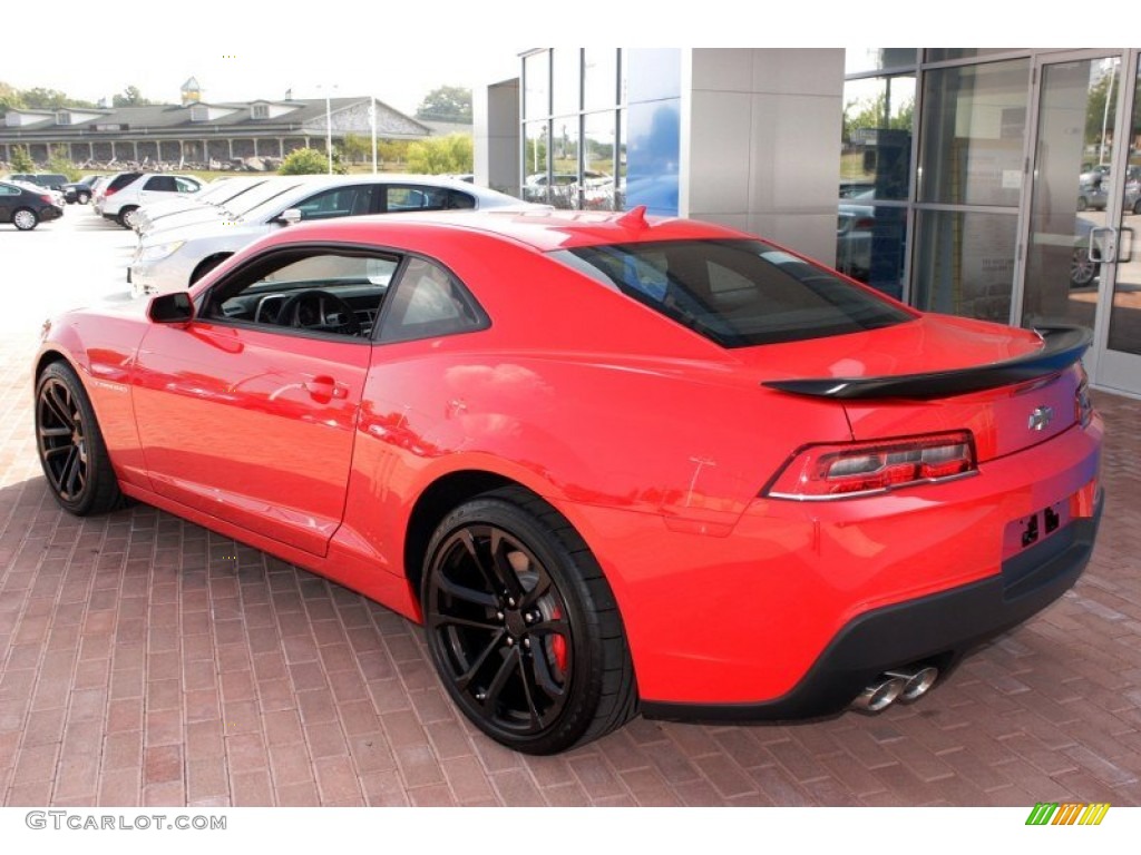 2014 Camaro SS/RS Coupe - Red Hot / Black photo #2