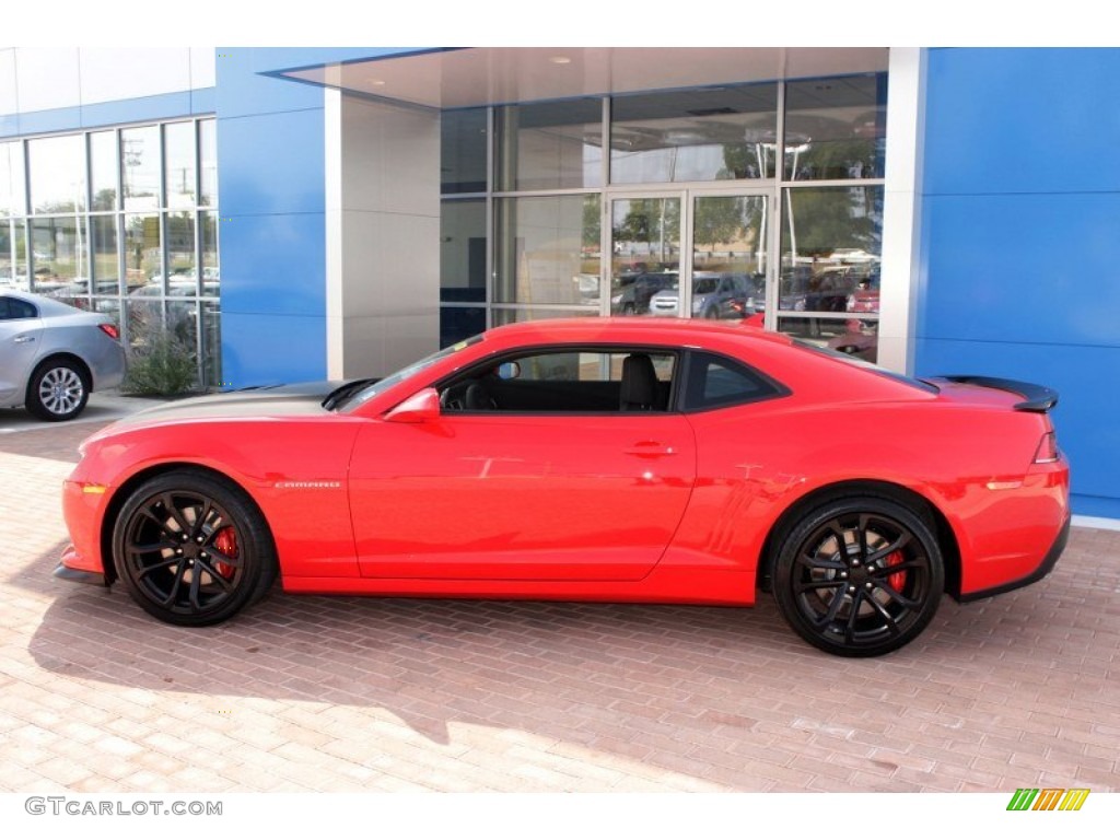 2014 Camaro SS/RS Coupe - Red Hot / Black photo #3