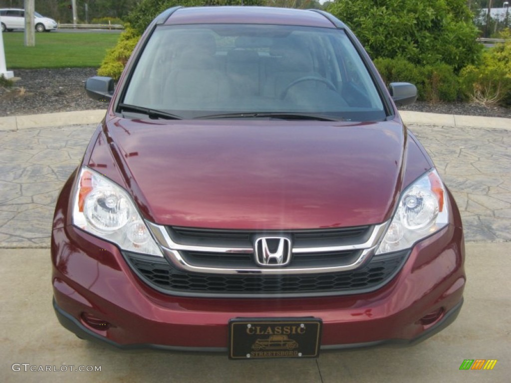 2011 CR-V LX 4WD - Tango Red Pearl / Gray photo #2