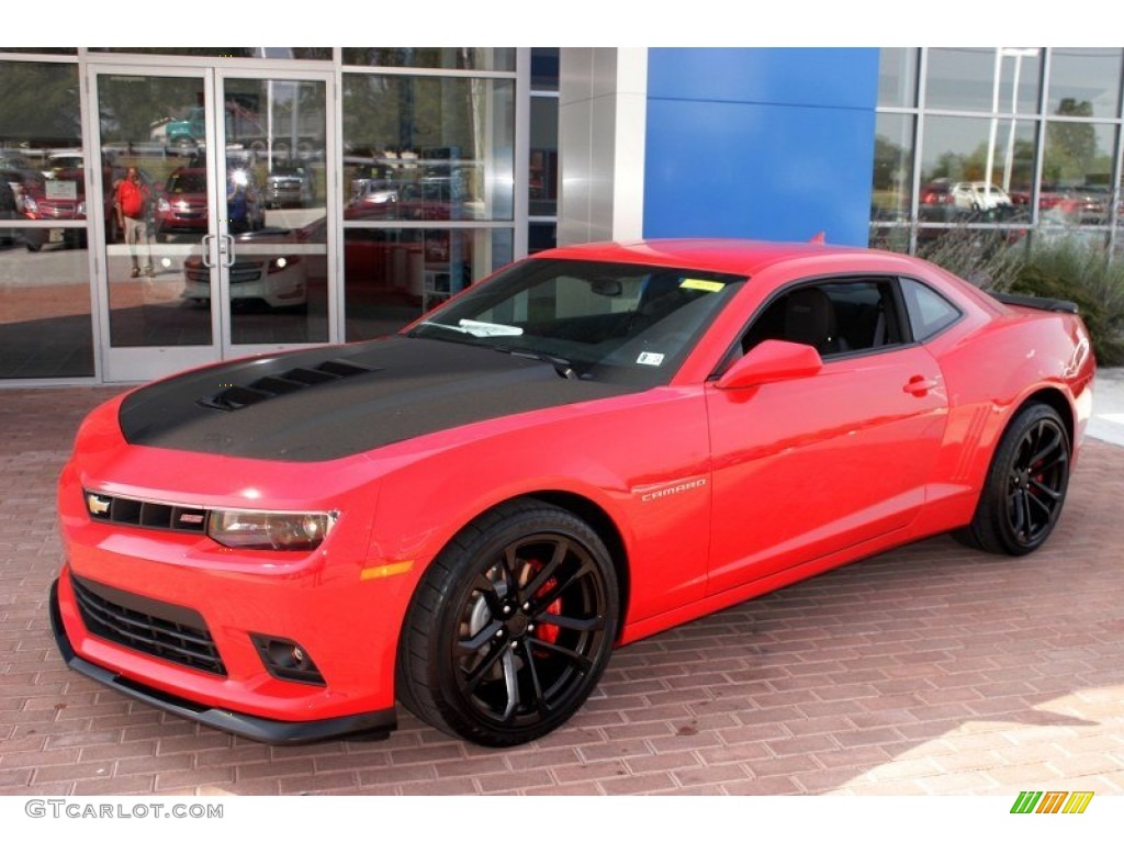 2014 Camaro SS/RS Coupe - Red Hot / Black photo #10