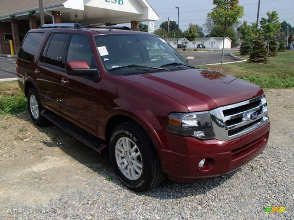 2013 Expedition Limited 4x4 - Autumn Red / Charcoal Black photo #1