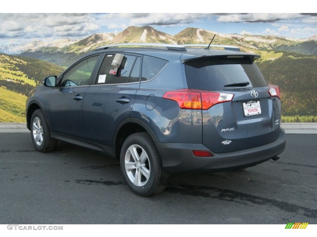 2013 RAV4 XLE AWD - Shoreline Blue Pearl / Black photo #3