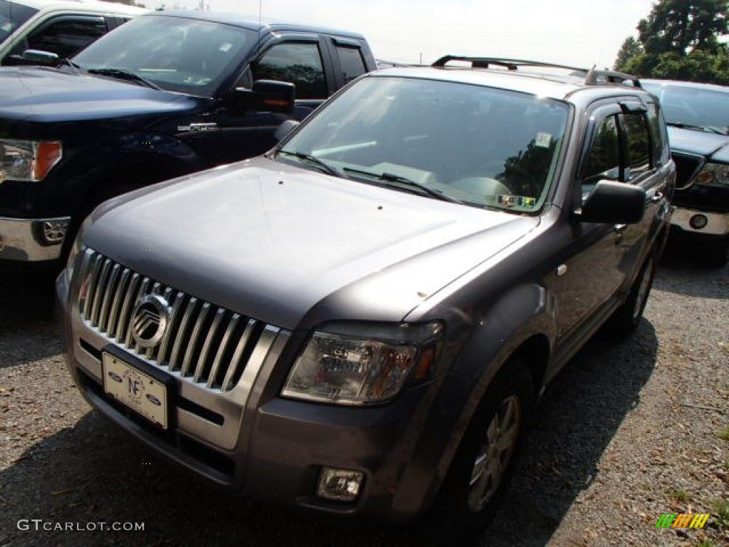 2008 Mariner V6 4WD - Tungsten Grey Metallic / Stone photo #3