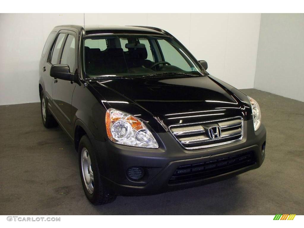 2005 CR-V LX 4WD - Nighthawk Black Pearl / Black photo #1