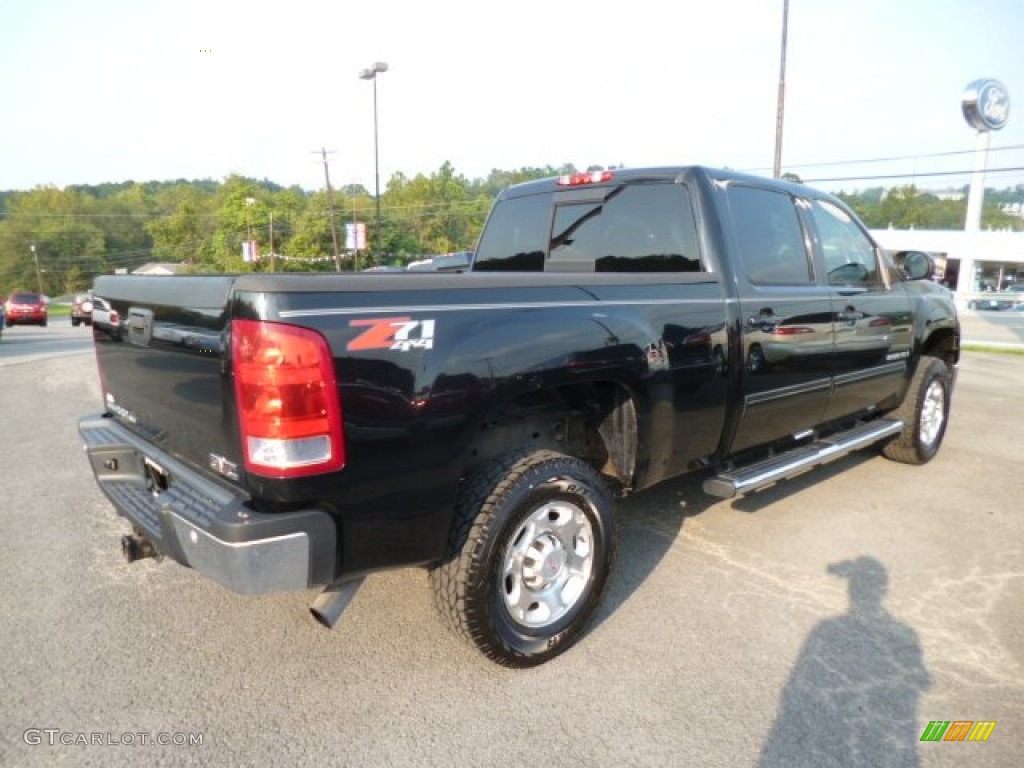 2009 Sierra 2500HD SLT Crew Cab - Onyx Black / Ebony photo #7