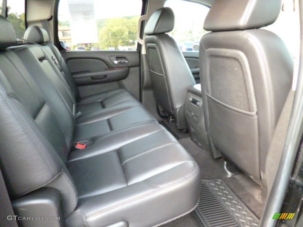 Ebony Interior 2009 Gmc Sierra 2500hd Slt Crew Cab Photo