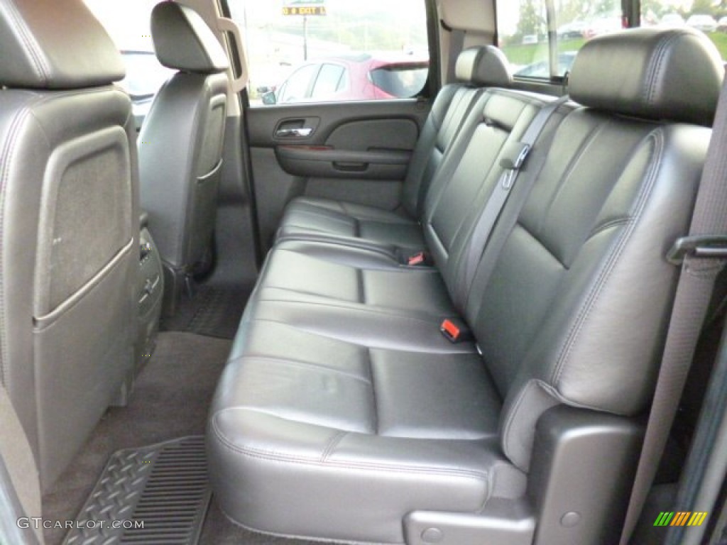 2009 GMC Sierra 2500HD SLT Crew Cab Rear Seat Photos