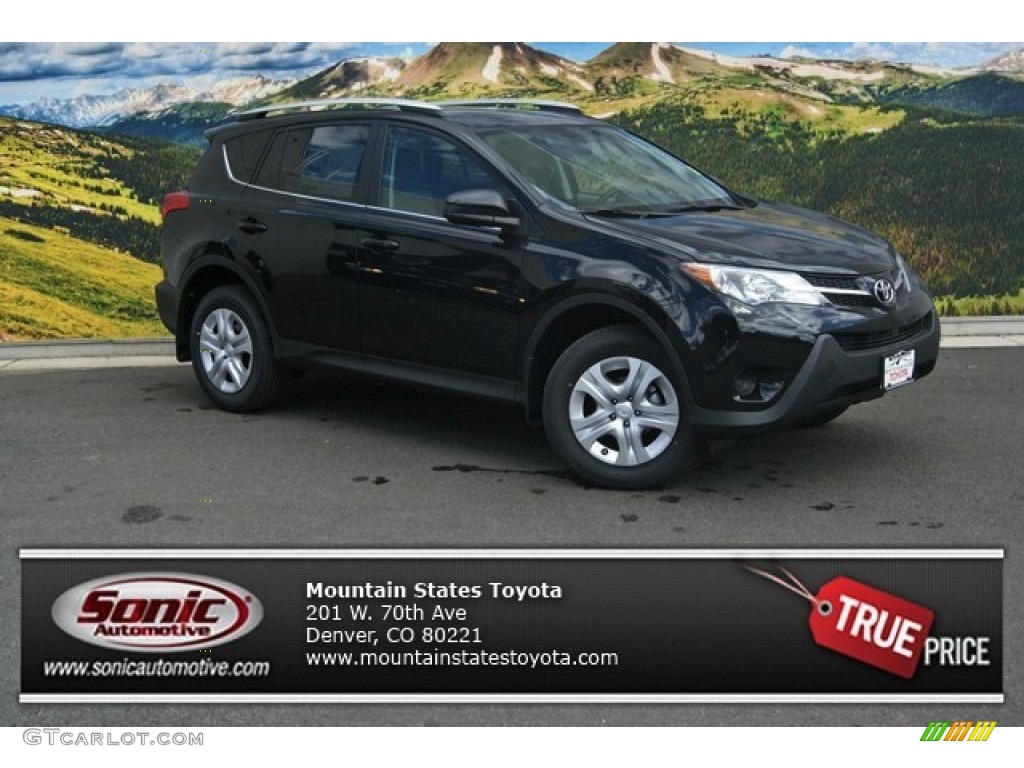 2013 RAV4 LE AWD - Black / Ash photo #1