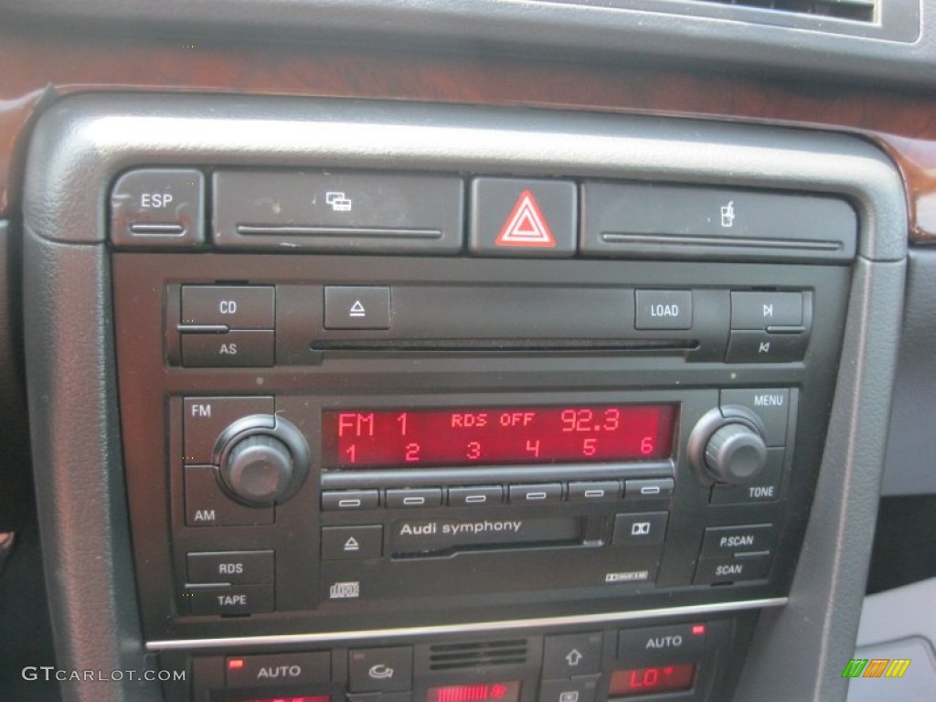 2002 Audi A4 3.0 quattro Sedan Audio System Photos