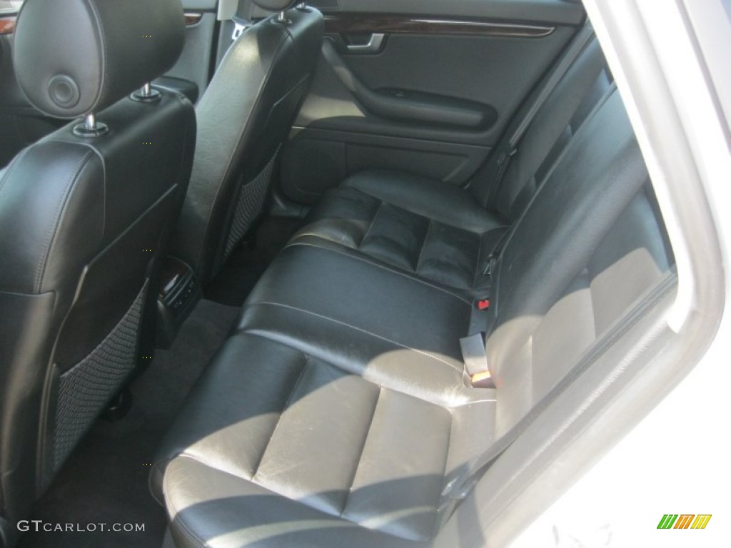 Ebony Interior 2002 Audi A4 3.0 quattro Sedan Photo #85621618