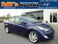 2013 Indigo Night Hyundai Elantra Limited  photo #1