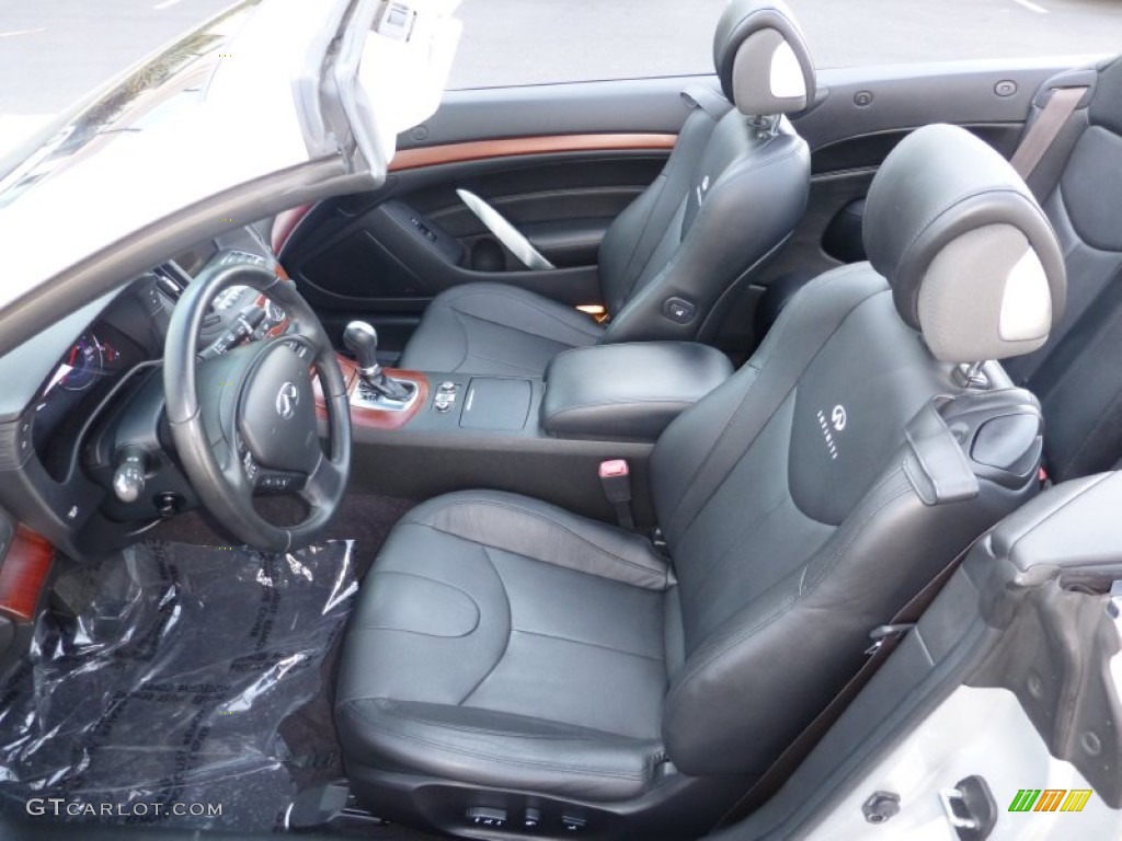 2009 Infiniti G 37 Convertible Front Seat Photo #85623052