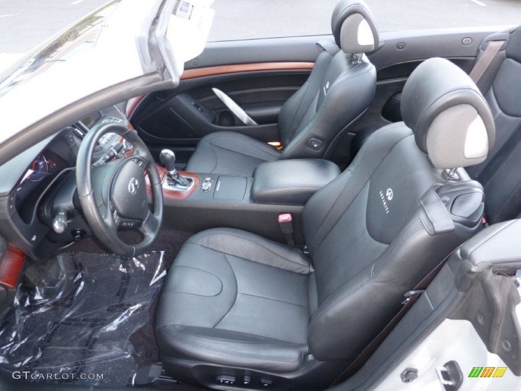 Graphite Interior 2009 Infiniti G 37 Convertible Photo #85623052