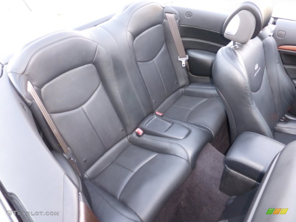 2009 Infiniti G 37 Convertible Rear Seat Photos