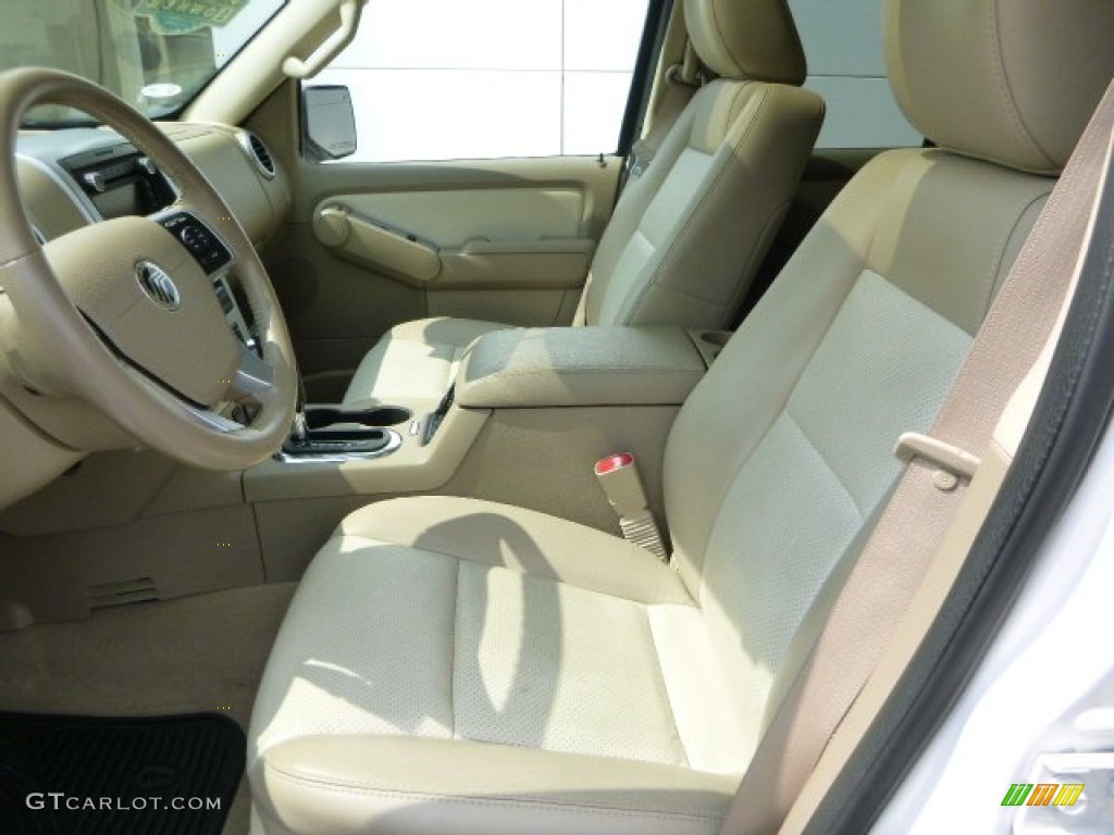 2010 Mercury Mountaineer V8 Premier AWD Front Seat Photo #85623193