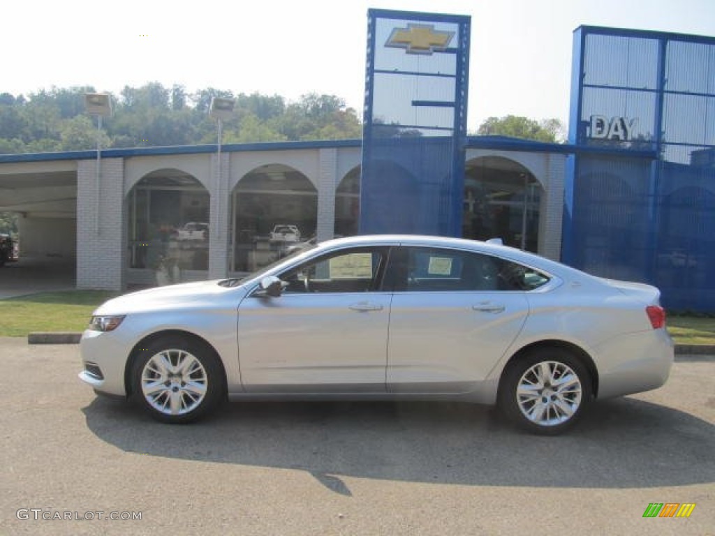 2014 Impala LS - Silver Ice Metallic / Jet Black/Dark Titanium photo #2