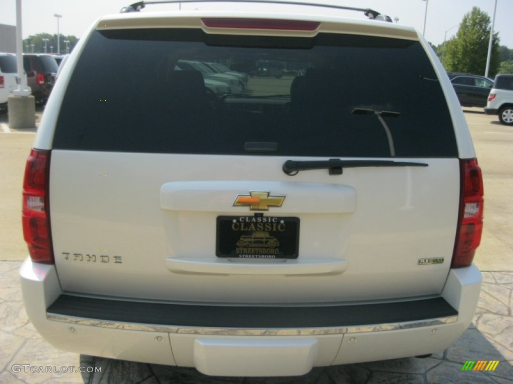 2009 Tahoe LTZ 4x4 - White Diamond Tricoat / Light Cashmere photo #6