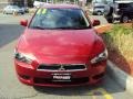 2011 Rally Red Metallic Mitsubishi Lancer Sportback ES  photo #2