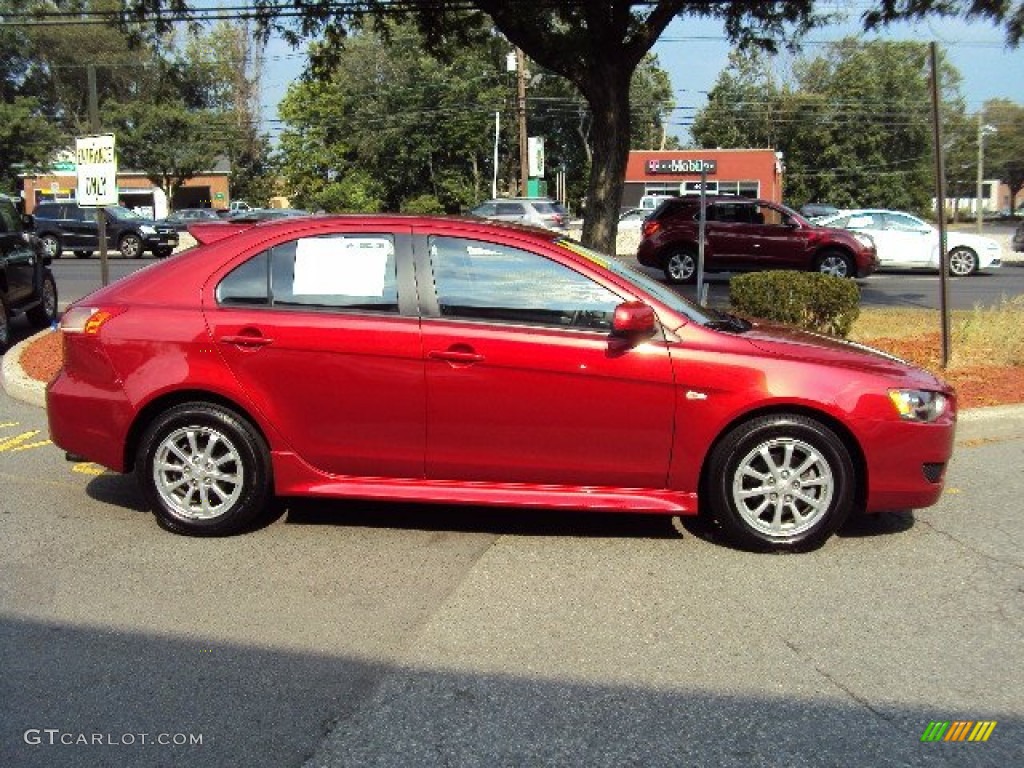 Rally Red Metallic 2011 Mitsubishi Lancer Sportback ES Exterior Photo #85624420