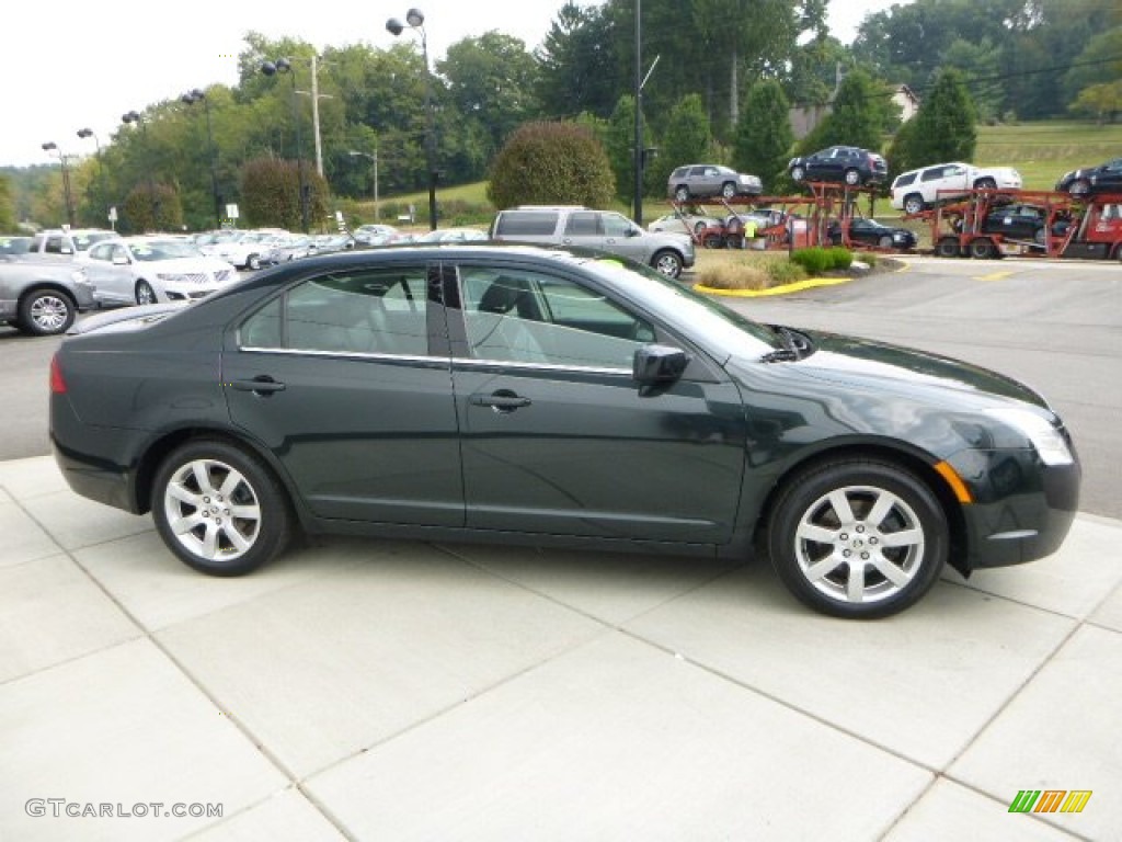 2010 Milan V6 Premier - Atlantis Green Metallic / Dark Charcoal photo #6