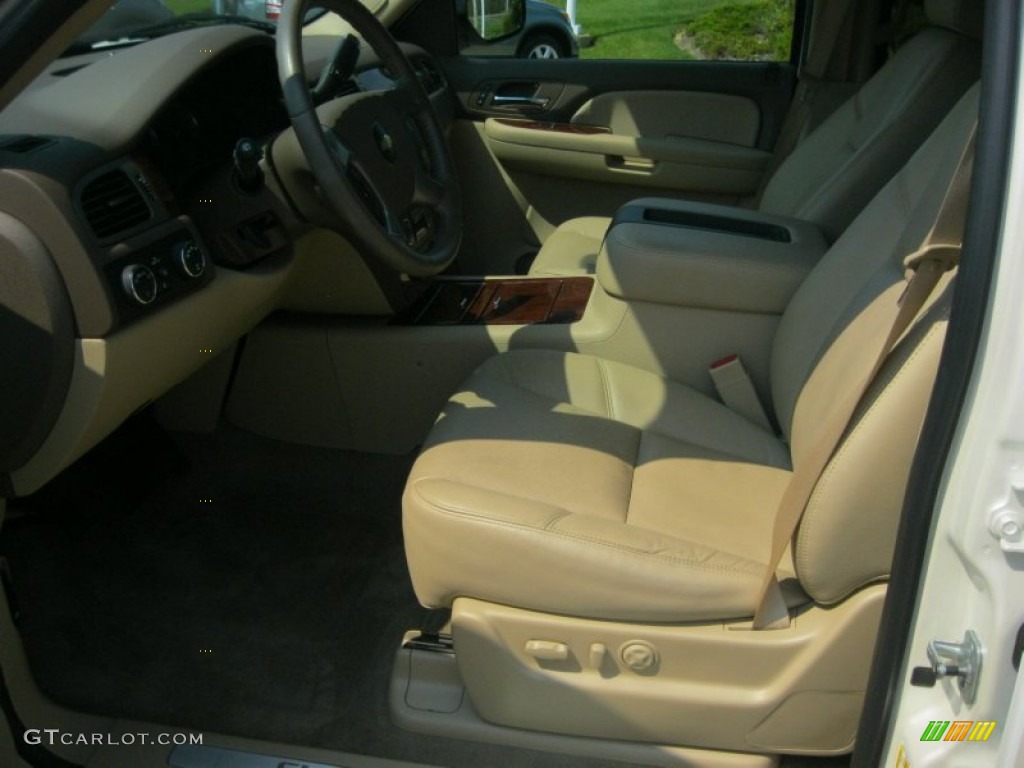 2009 Tahoe LTZ 4x4 - White Diamond Tricoat / Light Cashmere photo #13