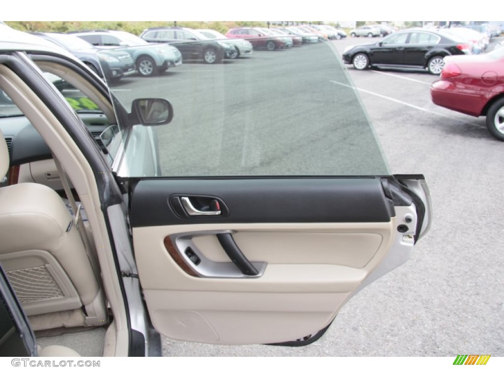 2007 Outback 3.0R L.L.Bean Edition Wagon - Brilliant Silver Metallic / Taupe Leather photo #18