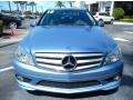 2010 Quartz Blue Metallic Mercedes-Benz C 300 Sport  photo #2