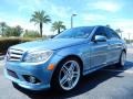 2010 Quartz Blue Metallic Mercedes-Benz C 300 Sport  photo #3