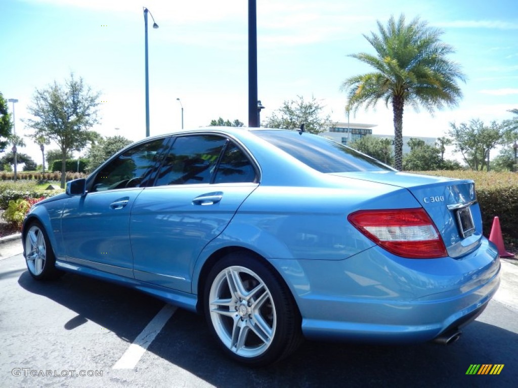 2010 C 300 Sport - Quartz Blue Metallic / Almond/Mocha photo #5