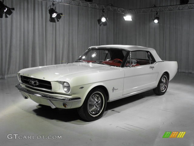 1964 Mustang Convertible - White / Red photo #1