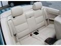 2008 BMW 3 Series Cream Beige Interior Rear Seat Photo