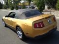 2010 Sunset Gold Metallic Ford Mustang V6 Premium Convertible  photo #5