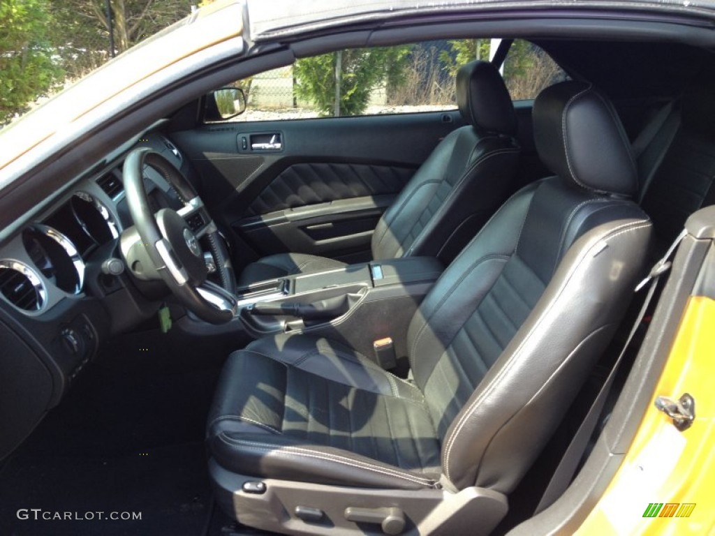 2010 Mustang V6 Premium Convertible - Sunset Gold Metallic / Charcoal Black photo #9