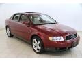 2004 Crimson Red Pearl Effect Audi A4 1.8T quattro Sedan #85592636