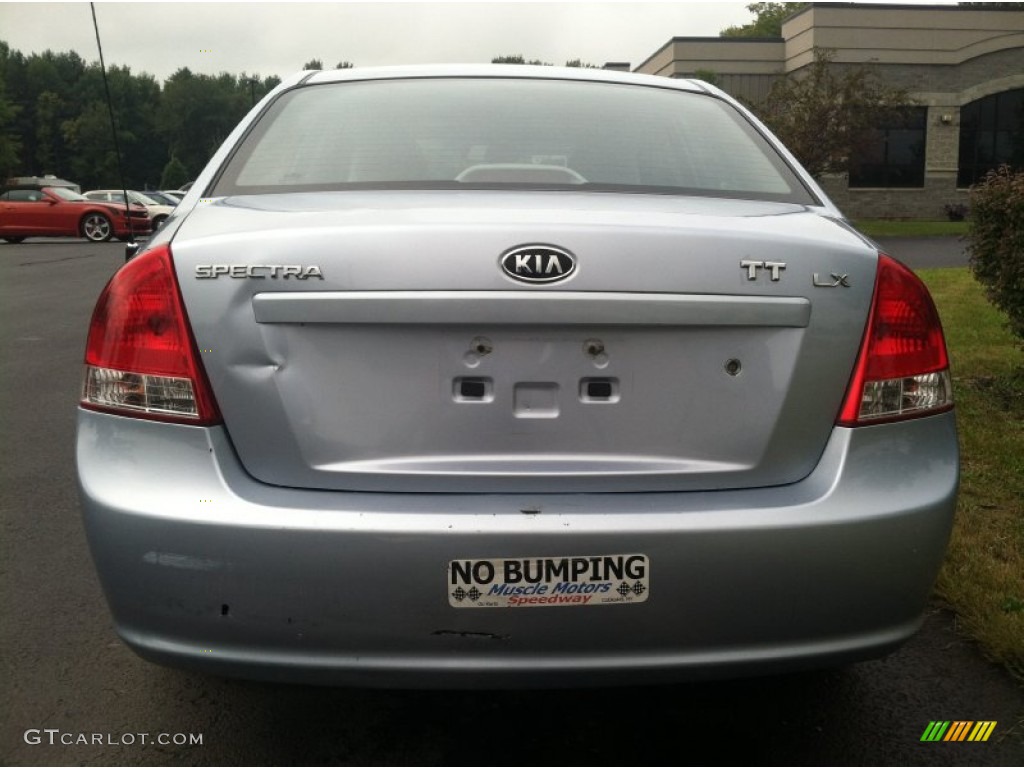 2008 Spectra LX Sedan - Ice Blue / Beige photo #6