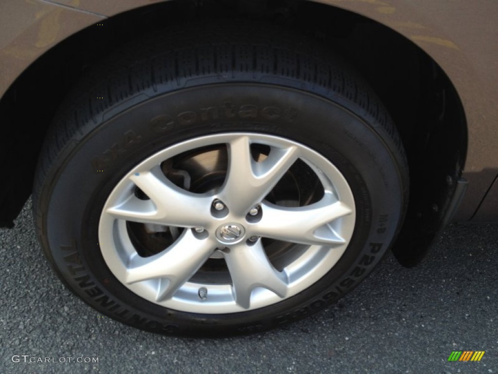 2008 Rogue SL AWD - Iridium Graphite Metallic / Black/Red photo #3