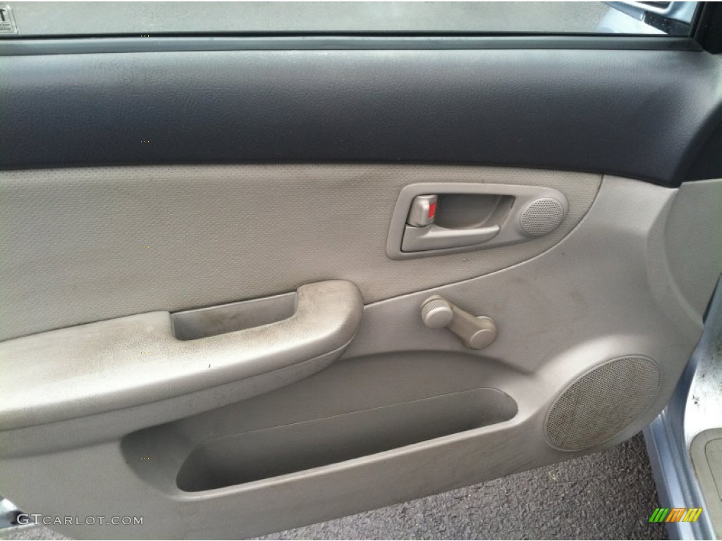 2008 Spectra LX Sedan - Ice Blue / Beige photo #8