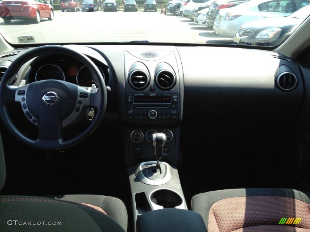2008 Rogue SL AWD - Iridium Graphite Metallic / Black/Red photo #9