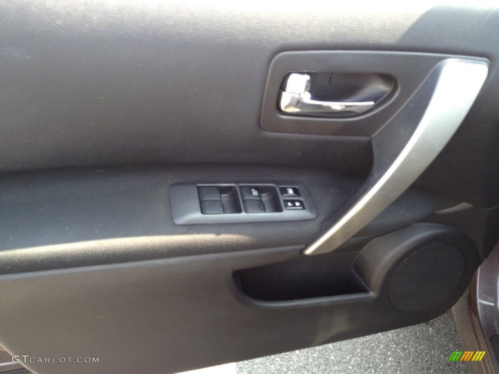 2008 Rogue SL AWD - Iridium Graphite Metallic / Black/Red photo #10