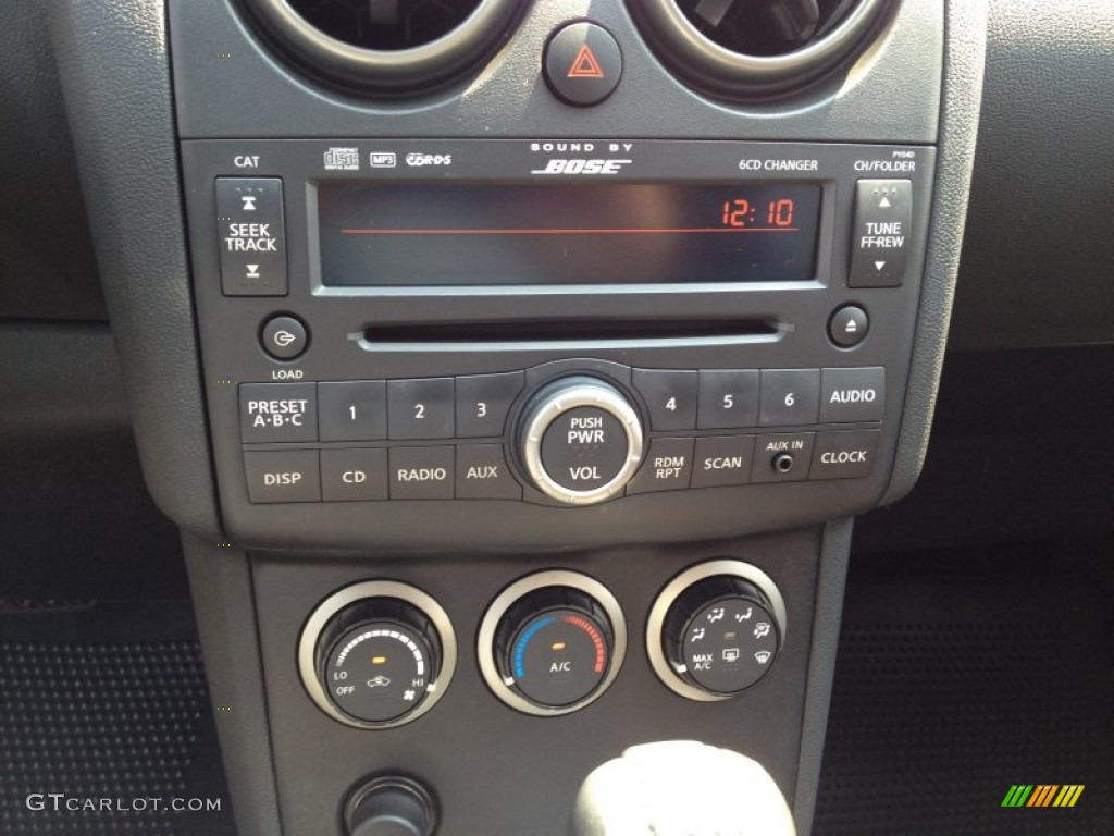 2008 Rogue SL AWD - Iridium Graphite Metallic / Black/Red photo #13