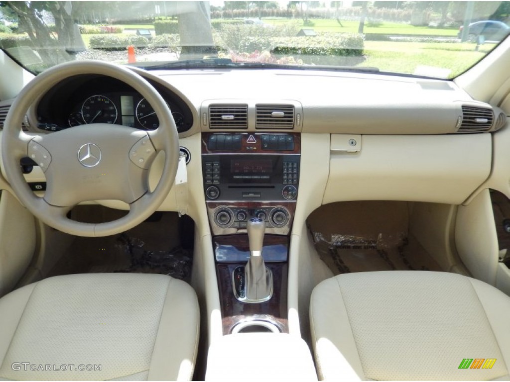 2006 Mercedes-Benz C 280 4Matic Luxury Stone Dashboard Photo #85630429