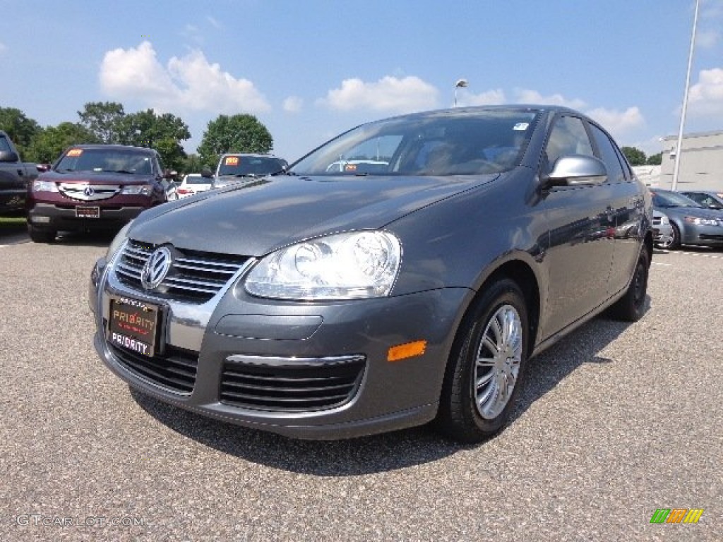 2006 Jetta Value Edition Sedan - Platinum Grey Metallic / Anthracite Black photo #1