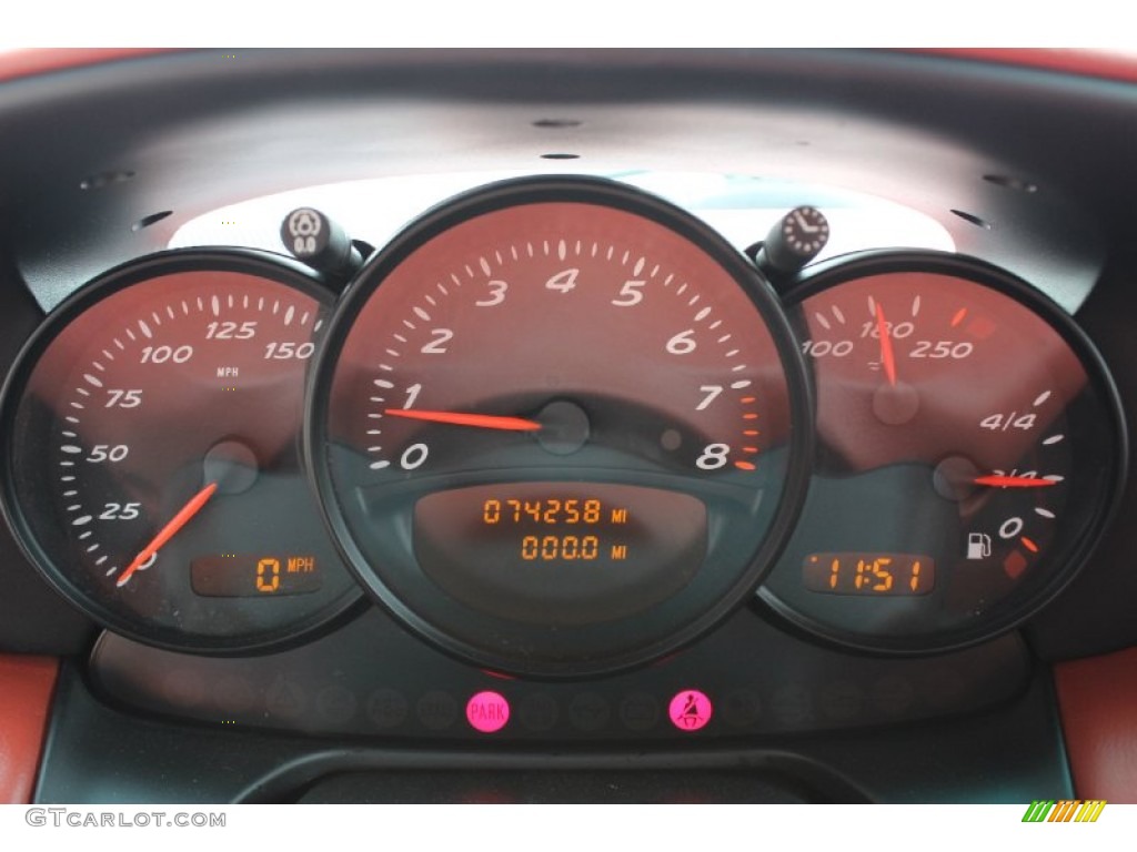 2003 Porsche Boxster Standard Boxster Model Gauges Photo #85630852