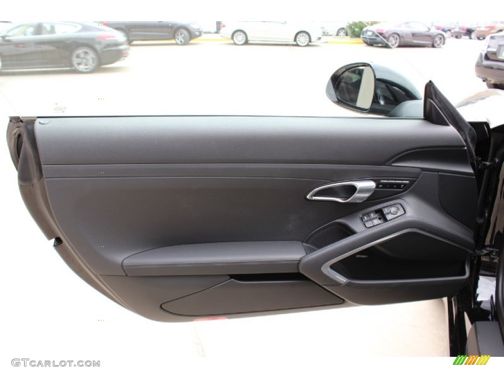 2013 Porsche 911 Carrera Cabriolet Black Door Panel Photo #85631182