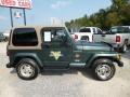 2002 Shale Green Metallic Jeep Wrangler Sahara 4x4  photo #8