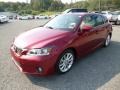 2011 Matador Red Mica Lexus CT 200h Hybrid Premium  photo #2