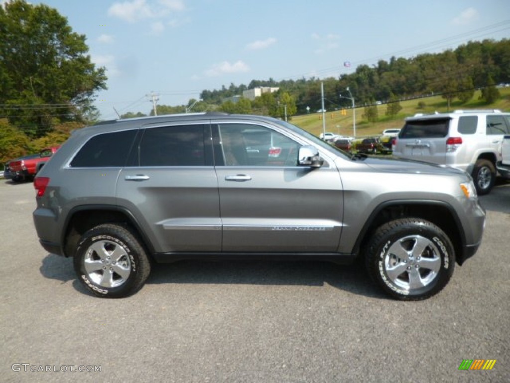 Mineral Gray Metallic 2011 Jeep Grand Cherokee Overland 4x4 Exterior Photo #85632670